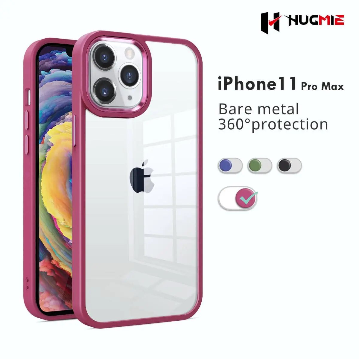 iPhone 11 Pro Max Clear Case Crystal Shield - Hugmie